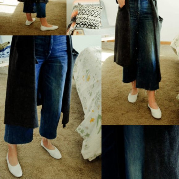 Everlane ivory leather Day Glove flats worn once - Picture 2 of 7